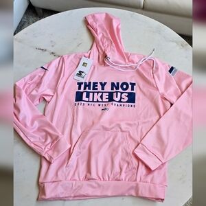 NWT NFL They Not Like Us Seahawks Womens 2025 NFC West Champs Hoodie Size Medium
